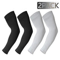 4 Pairs Unisex Cooling Arm Sleeves Cover Cycling Running UV Sun Protection Outdoor Men Nylon Cool Arm Sleeves for Hide Tattoos - GoJohnny437