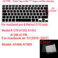 For Apple Macbook pro13/11Air 13/15 Retina12 inch All series silicone keyboard cover case transparent clear protecter film EU/US